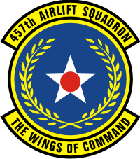 457th Airlift Squadron Decal