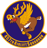 457th Airlift Squadron (v2) Decal