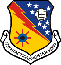 474th Tactical Fighter Wing Decal