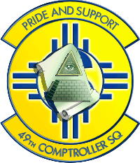 49th Comptroller Squadron Decal