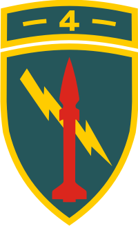 4th United States Missile Command Decal
