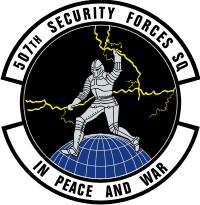 507th Security Forces Squadron Decal
