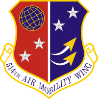 514th Air Mobility Wing Decal