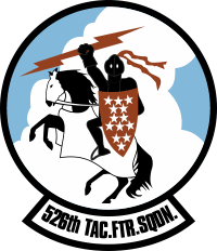 526th Tactical Fighter Squadron Decal