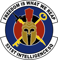 531st Intelligence Squadron Decal