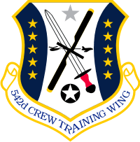 542nd Crew Training Wing Decal