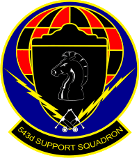 543rd Support Squadron Decal