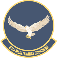 54th Maintenance Squadron Decal