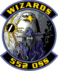 552nd Operations Support Squadron – Wizards Decal