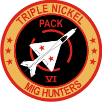 555th Fighter Squadron – Triple Nickel MIG Hunters Decal