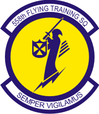 558th Flying Training Squadron Decal