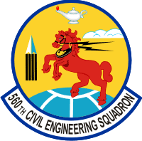 560th Civil Engineering Squadron Decal