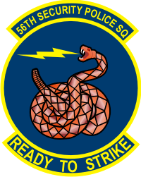 56th Security Police Squadron Decal