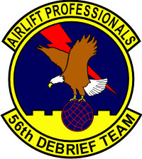 56th Debrief Team – Airlift Professionals Decal