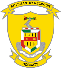 5th Infantry Regiment Bobcats (v2) Decal