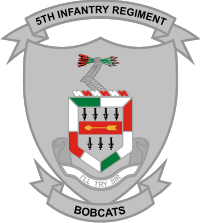 5th Infantry Regiment Bobcats Decal