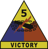 5th Armored Division Victory Decal