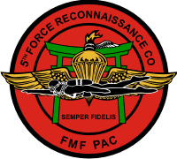 5th Force Reconnaissance Co FMFPAC Decal