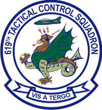 619th Tactical Control Squadron Decal