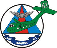 61st Aviation Company Decal