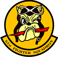 61st Fighter Squadron Decal