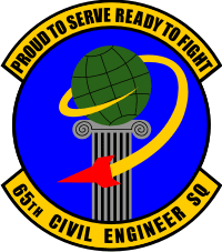65th Civil Engineer Squadron Decal