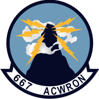 667th Aircraft Control and Warning Squadron Decal