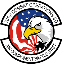 701st Combat Operations Squadron (v2) Decal