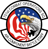 701st Combat Operations Squadron Decal