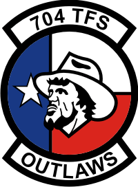704th Tactical Fighter Squadron Decal