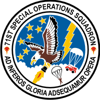 71st Special Operations Squadron Decal