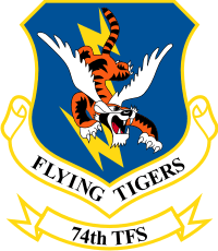 74th Tactical Fighter Squadron Decal