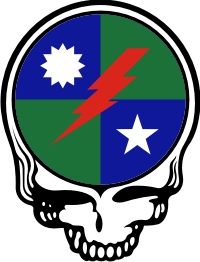 75th Rangers Skull (v2) Decal
