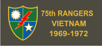 75th Rangers - Vietnam Decal