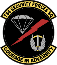786th Security Forces Squadron Decal