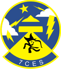 7th Civil Engineering Squadron Decal