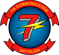 7th Communication Battalion Camp Hansen Decal