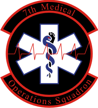 7th Medical Operations Squadron Decal