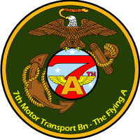 7th Motor Transport Battalion A Co. (The Flying A) – 2 Decal