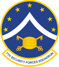 7th Security Forces Squadron Decal
