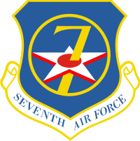 7th Air Force (v2) Decal