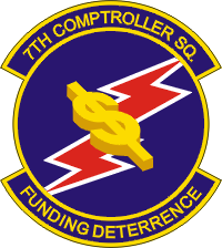 7th Comptroller Squadron Decal