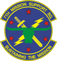 7th Mission Support Squadron Decal