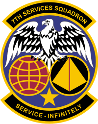 7th Services Squadron Decal