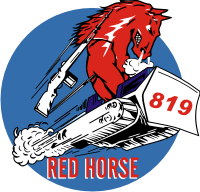 819th Red Horse Decal