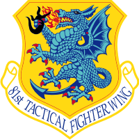 81st Tactical Fighter Wing Decal