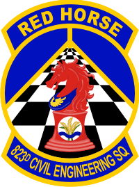 823rd Civil Engineering Squadron Decal