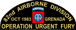82nd Airborne Grenada Decal