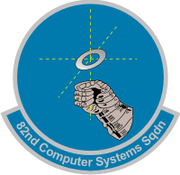82nd Computer System Squadron Decal
