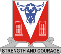 82nd Engineer Battalion DUI Decal